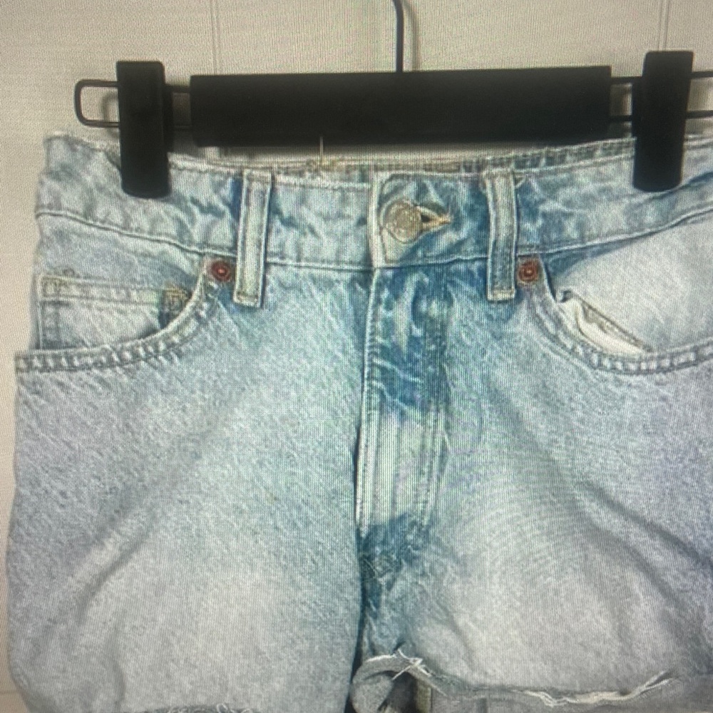Zara Light Wash Blue Denim Jean Shorts